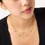 Lev Mini Station Heart Necklace