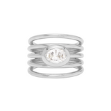 She's a Boss Stacked Ring in Silver