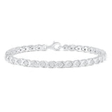 Pre-Owned Jared 1/3ct tw Diamond Tennis Bracelet in Sterling Silver