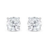 Pre-Owned Kay 1/2ct tw Lab-Grown Diamond Solitaire Stud Earrings in 14K White Gold