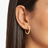 Petunia Hoops in Gold