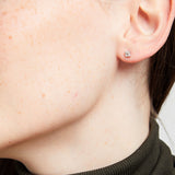 Pre-Owned Kay 1/8ct tw Diamond Stud Earrings in 10k White Gold