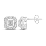 Pre-Owned Kay 1/4ct tw Diamond Studs in 10k White Gold