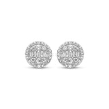 Pre-Owned Kay 1/6ct tw Diamond Stud Earrings in 10k White Gold
