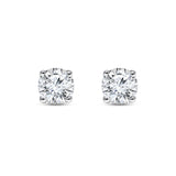 Pre-Owned Kay 3/4ct tw Lab-Grown Diamond Solitaire Stud Earrings in 10k White Gold