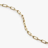 Poetry Slim Link Chain Bracelet