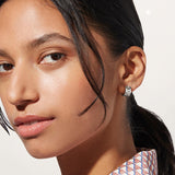 Eden Hoop Earrings in Silver Plating