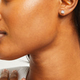 Pre-Owned Kay 1/2ct tw Diamond Radiant Reflections Earrings in 10K White Gold