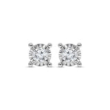 Pre-Loved Kay 1/3ct tw Diamond Radiant Reflections Earrings in Sterling Silver