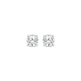 Pre-Owned Kay 1/10ct tw Diamond Solitaire Stud Earrings in 14k White Gold