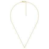 Lab Grown 0.25ct tw Diamond Pendant Necklace in 18k Gold Vermeil