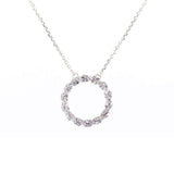 Pre-Owned Kay 1/4ct Diamond Open Circle Pendant in 10k White Gold