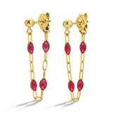 Amalfi Earrings in Red