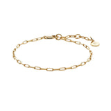 Poetry Slim Link Chain Bracelet