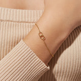 Jill Interlocking Circles Bracelet