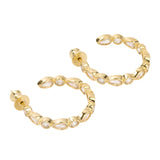 Isla Hoops 1" in Cubic Zirconia