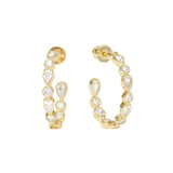 Isla Hoops 1" in Cubic Zirconia