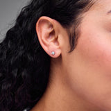 Pre-Owned Jared 1/2ct tw Diamond Solitaire Earrings in 18k White Gold