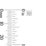 Pre-Owned Jared 1/2ct tw Diamond Solitaire Earrings in 18k White Gold