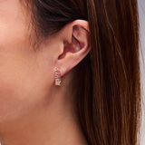 Rocksbox Exclusive Level Up Tennis Hoops in Pink