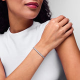 Pre-Owned Kay 1/10ct tw Diamond Bolo Bracelet in Sterling Silver