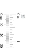 Pre-Owned Kay 1/4ct tw Diamond Solitaire Earrings in 14k White Gold