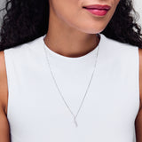 Pre-Owned Kay 1/4ct tw Diamond Pendant Necklace in 14k White Gold