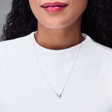 Pre-Owned Kay 1/4ct tw Diamond Necklace in Sterling Silver