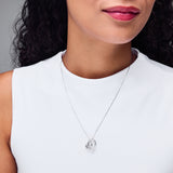 Pre-Owned Kay 1/6ct tw Diamond Heart Pendant in 10k White Gold