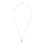Pre-Owned Kay 1/4ct tw Diamond Solitaire Pendant Necklace in 10k White Gold