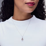 Pre-Owned Kay 1/4ct tw Diamond Pendant Necklace in 10k White Gold