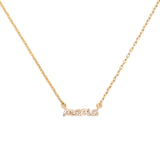 Mama Said Pave Pendant Necklace