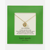 Gifting Self-Love Club Pendant Necklace in Multi