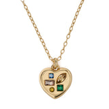 Gifting Self-Love Club Pendant Necklace in Multi