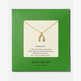 Gifting Dream Big Pendant Necklace in Gold