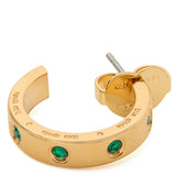 Set Stone Huggies in Green