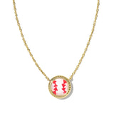 Baseball Short Pendant Necklace