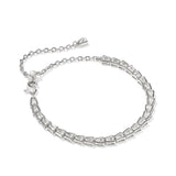 Bella Tennis Bracelet in Silver