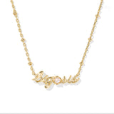 Big Sis Short Pendant Necklace with Freshwater Cultured Pearl