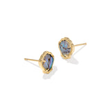 Brynne Shell Stud Earrings in Abalone