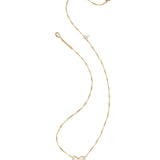 Haley Bow Short Pendant Necklace in Mother of Pearl