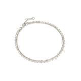 Mallory Rose Anklet in Silver