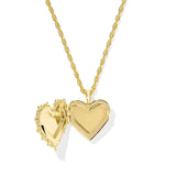 Mallory Rose Locket Short Pendant Necklace