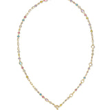 Mini Elisa Abbie Strand Necklace in Gold & Multi Mix