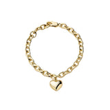 Lev Bold Charm Bracelet in Gold