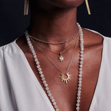 Moonstone North Star Pendant Necklace