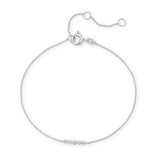 The Ulla 0.1 ct tw Lab-Grown Diamond Delicate Bracelet in Rhodium