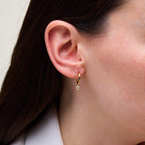 Grace 18k Gold Vermeil 0.2ct tw Lab-Grown Diamond Drop Earrings