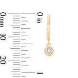 Grace 18k Gold Vermeil 0.2ct tw Lab-Grown Diamond Drop Earrings