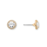 Kate Studs in Gold & Clear